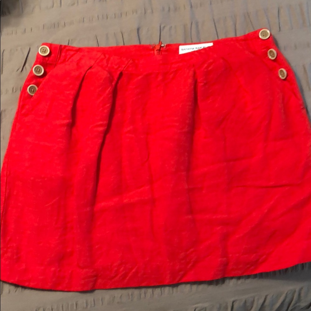 Orange skirt
